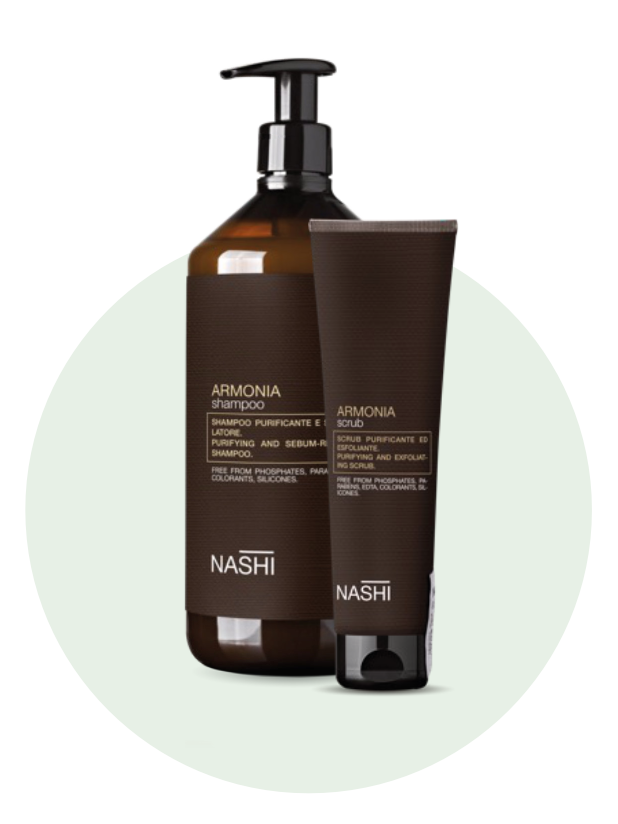 Armonia botella de champú