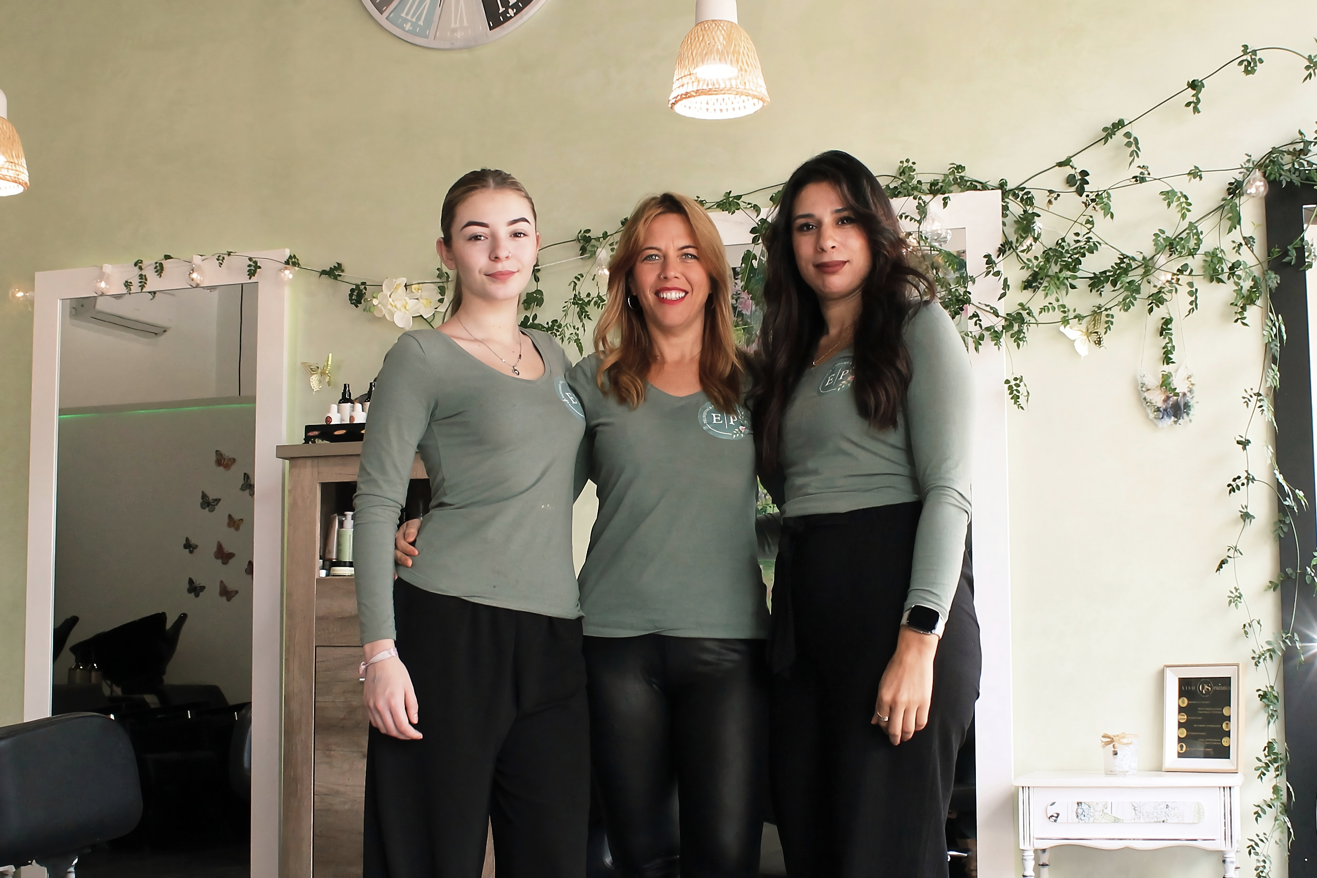 equipo plantilla de EP Peluquería orgánica